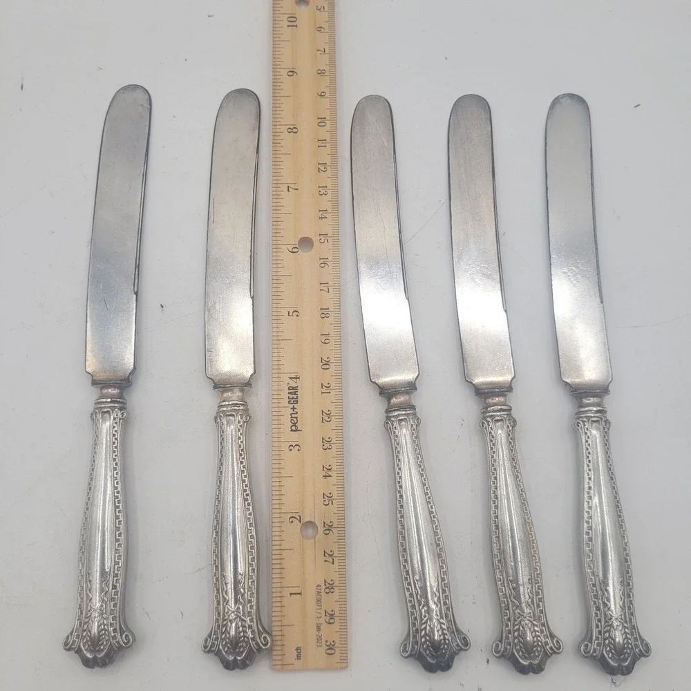 5‎ AS Co World Brand Knives replacement stainless steel dinner knife wreath bow